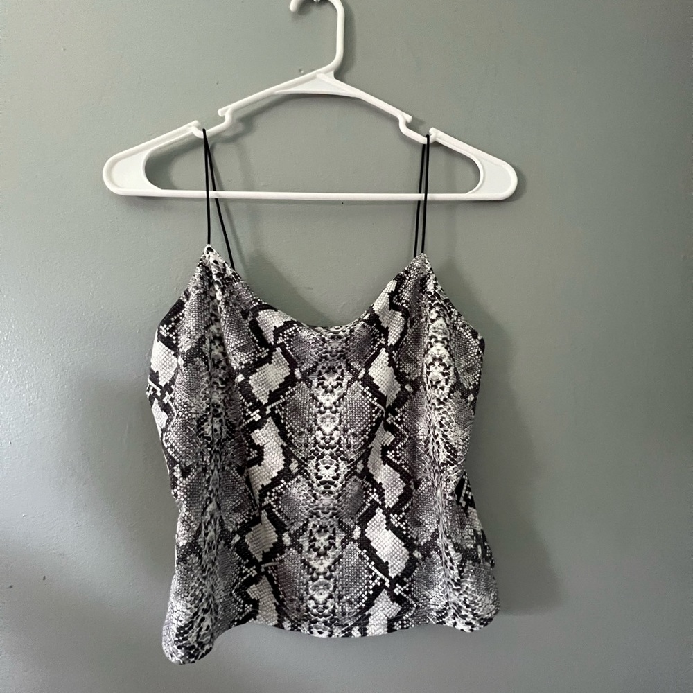 Snake print blouse